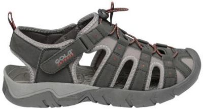 Gola Black/grey/red 'Shingle 2' sandals